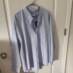 Hollister Sz XL L/S Button Down Top NWT